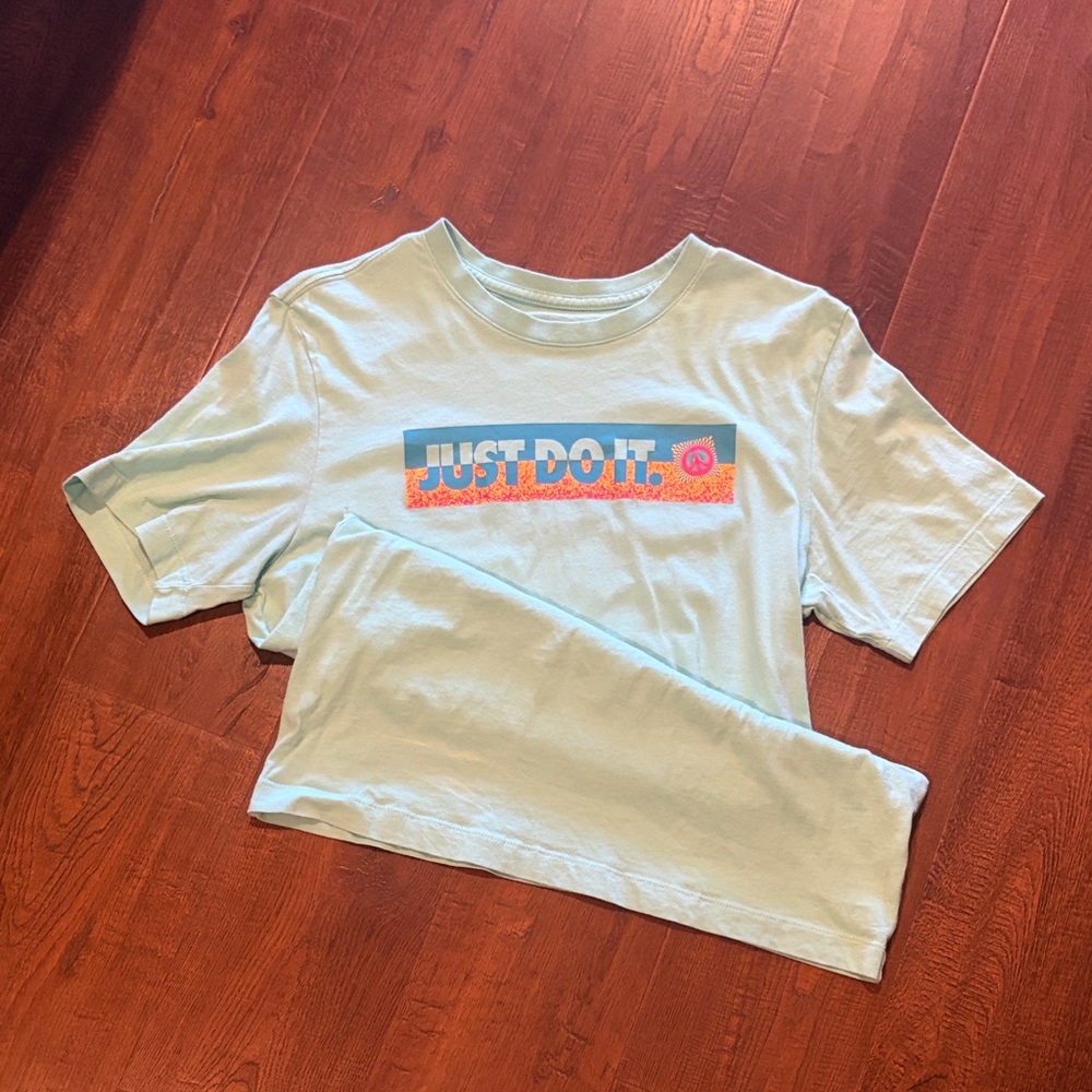 Sky Blue/Mint Just Do It T-Shirt